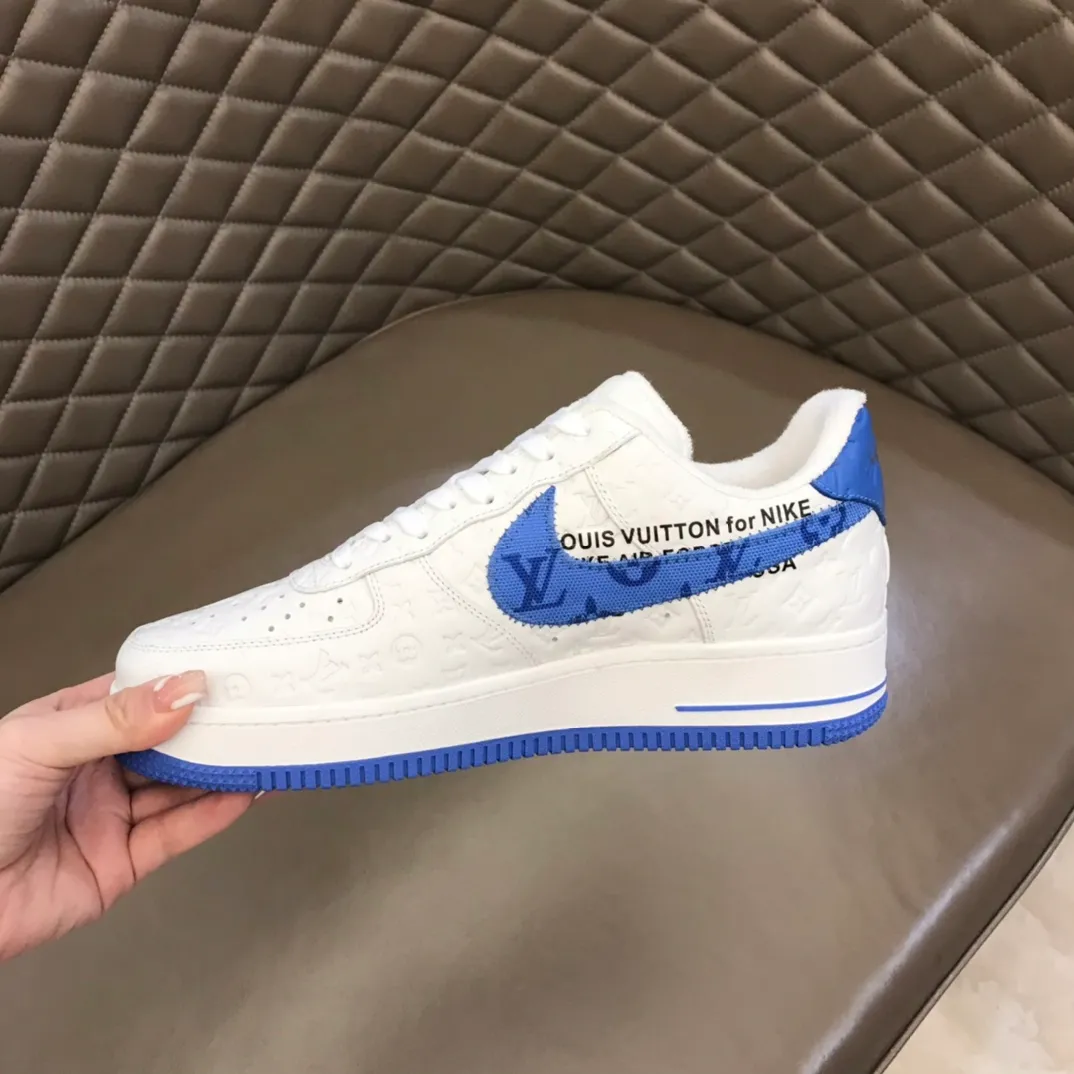 Men's shoes 💰p420 "*OUIS *UITTO*" x OFF-WHITE x Nike tripartite collaboration! Trendy and cool men's casual sports shoes with unrivaled color matching. The design idea basically continues the style of THE TEN. The Swoosh line and tongue label have a very familiar visual effect and are both fashionable and trendy! A must-have for fashionistas! The effect on your feet is absolutely stunning! (The original drawer packaging accessories are complete) Code number 38-45